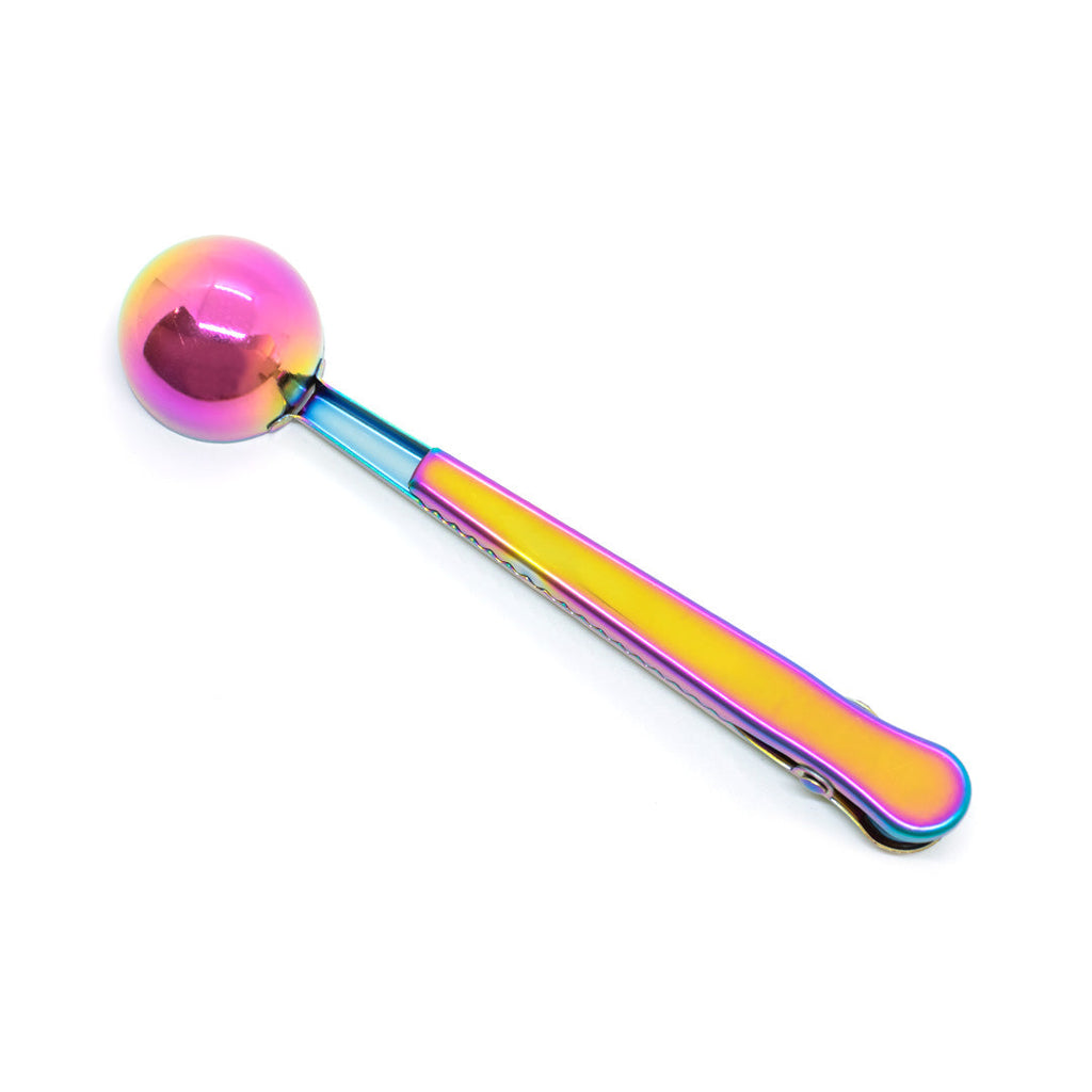 Long Handle Tea/Coffee Measuring Spoon Stainless Steel with Clip