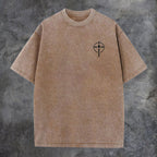 Iron Sharpens Iron Printed Oversize Washed T-Shirt