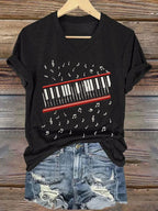 Women's Casual Printed Short-Sleeve T-Shirt