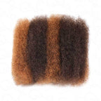 QVR 3 In 1 Afro Kinky Bulk Three Colors #4/30/27 Human Hair For Braiding Dreadlock Hair