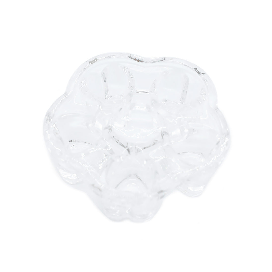 Love Heart Shaped Glass Tea Pot Warmer