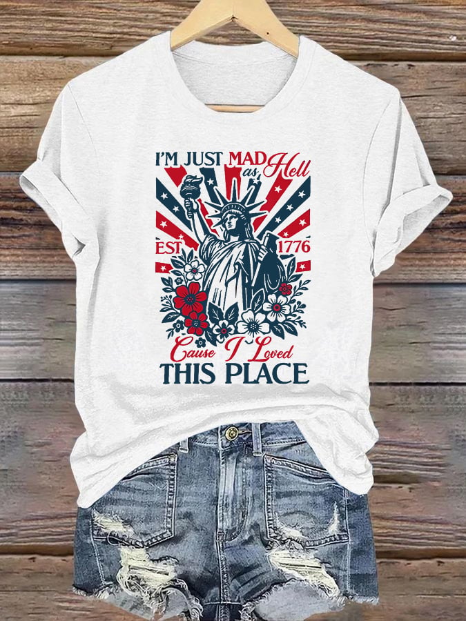 Women's  THIS PLACE Round Neck Printed T-Shirt