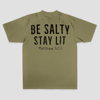 Be Salty Stay Lit Printed Men's T-shirt
