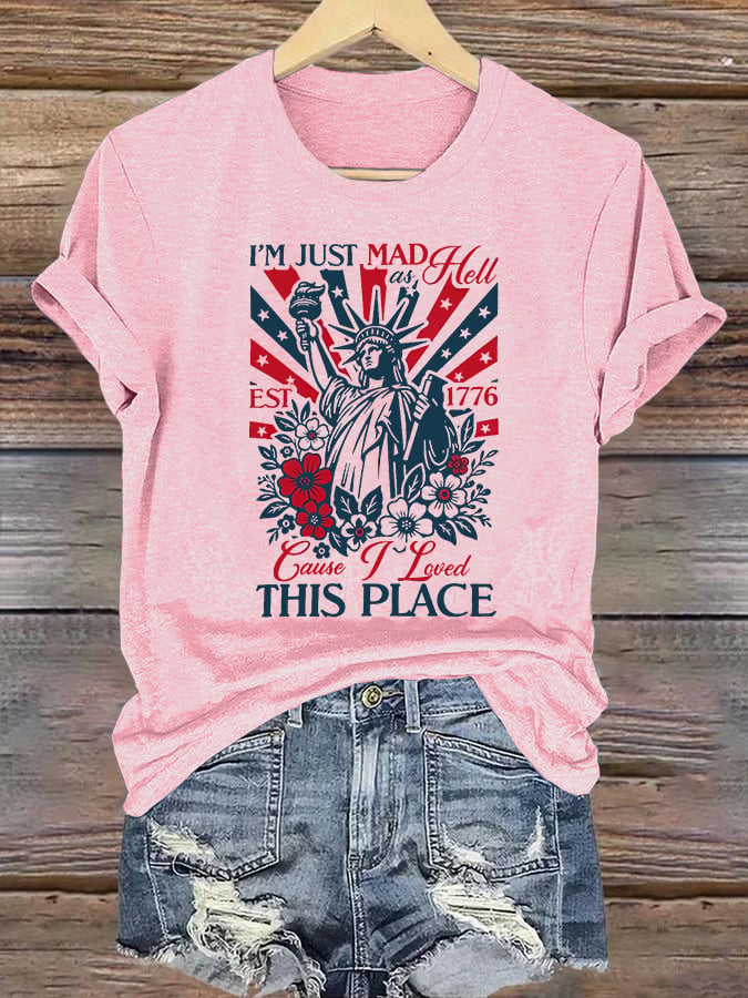 Women's  THIS PLACE Round Neck Printed T-Shirt
