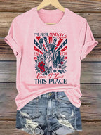Women's  THIS PLACE Round Neck Printed T-Shirt