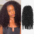 Member Sale| QVR Burmese Curly Crochet Hair Natural Black