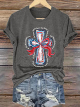Women'S Casual One Nation Under God T-Shirt