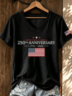 Women's Casual U.S. 250th Anniversary T-Shirt