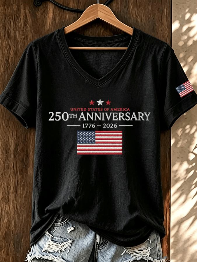 Women's Casual U.S. 250th Anniversary T-Shirt