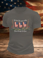 Men's Blessed through 250 Years Printed T-Shirt