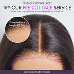 Blonde Highlight Short Curly Glueless Minimalist HD Lace Human Hair Wig