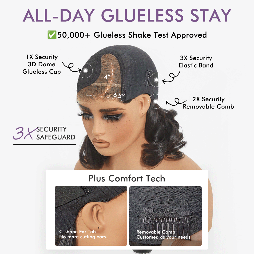 Luvme All-Day Comfort™ Wig 200% Density Voluminous Loose Body Wave Glueless Minimalist HD Lace Wig Pre-Cut Lace