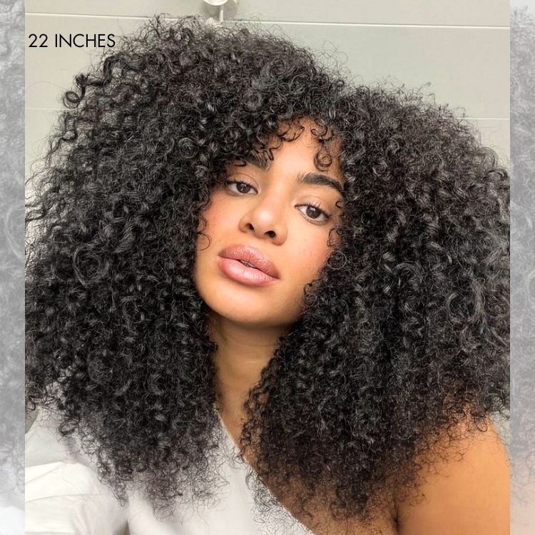 Luvme Too Easy Texture™ 3-In-1 Half Wig 180% Density Kinky Curly Glueless Flexi-Fit Drawstring Wig