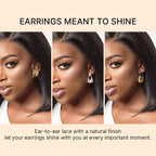 NatureMAX™ Silky Straight Glueless Ear-to-ear 13x4 HD Lace Front Wig Pre-Cut Lace