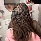 QVR 3 In 1 Afro Kinky Bulk Three Colors #32/16/613 Human Hair For Braiding Dreadlock Hair