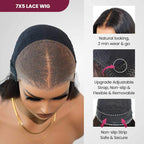 QVR Pre-plucked Loose Deep Wave 7x5 Lace Wig Pre-Bleached Wear&Go Wigs