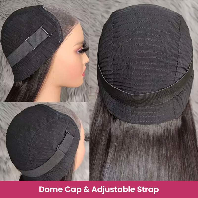QVR Glueless Pre-cut 4x6 HD Lace Closure Human Hair Wig Afro Curly Wear & Go Wigs Beginner Friendly