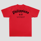Philippians 4:13 I Can Do All Things Through Him Who Strengthens Me Printed Men's T-shirt