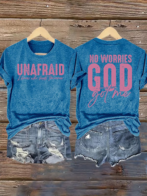 Women's  UNAFRAID Printed T-Shirt