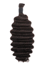 #2 Dark Brown Color Deep Wave Bulk Braiding Hair Extensions BU13