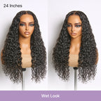 Luvme All-Day Comfort Wig 180% Density Soft & Full Water Wave Glueless 7x6 Closure HD Lace Human Hair Wig Pre-Cut Lace