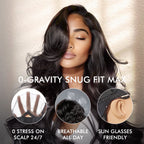 Luvme All-Day Comfort Wig 180% Density Soft & Full Water Wave Glueless 7x6 Closure HD Lace Human Hair Wig Pre-Cut Lace
