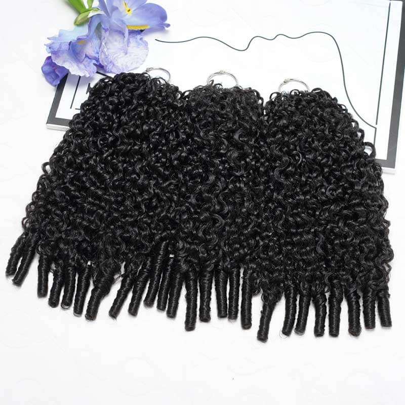 Member Sale| QVR Burmese Curly Crochet Hair Natural Black