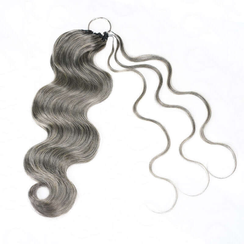 QVR Soft Feather Crochet Hair 3 Packs Small Kinky Curly Machine Made Human Hair Extension