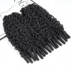 QVR Burmese Curly Hair Bundle With Spiral curls Double Drawn Virgin Human Hair Weave