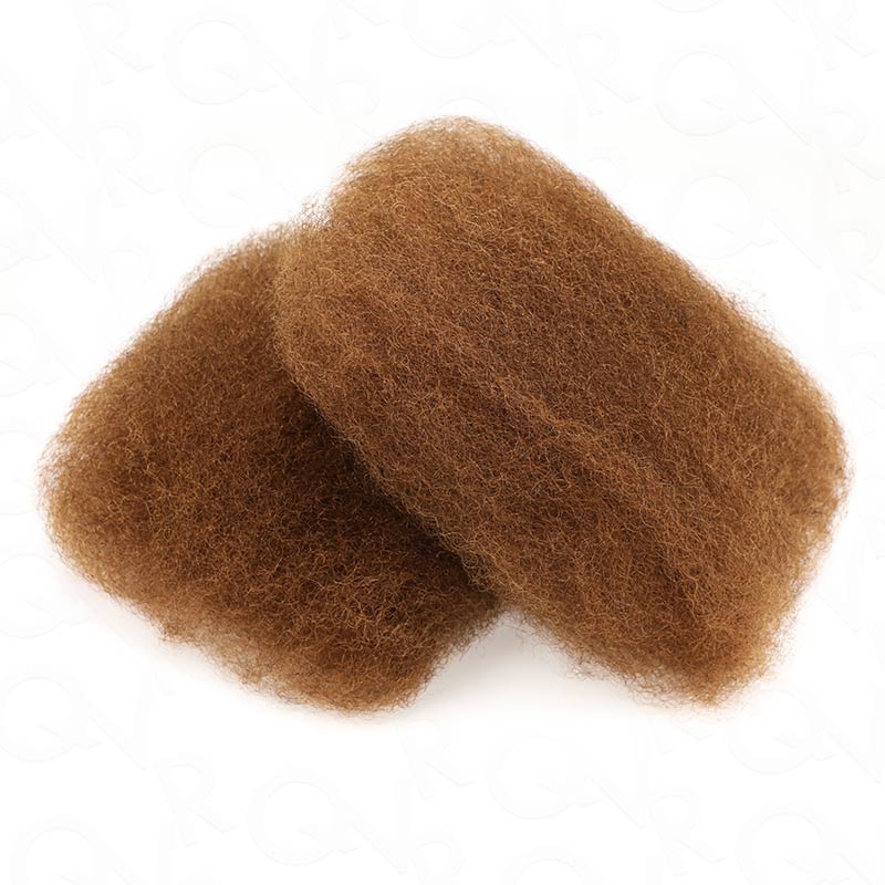 QVR #27+#613+#30 Blonde Highlights Afro kinky Bulk Human Hair for Braiding & Twists