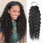 QVR Premium Chinese Hair Afro Kinky Curly Virgin Human Crochet Hair Natural Black Machine Made Feather Crochet Hairstyles