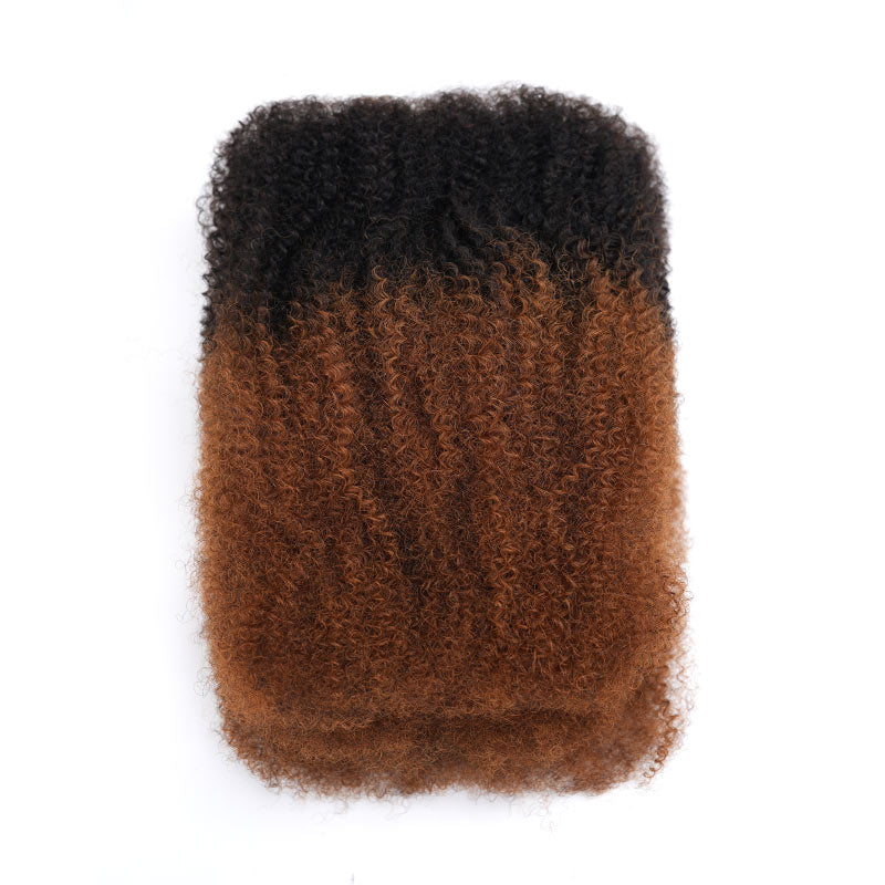 Member Sale | QVR Ombre Brown #T1B/30 Afro kinky Bulk Human Hair