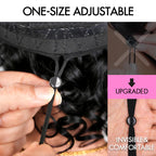 QVR Glueless Beginner Friendly V Part Wig Body Wave Human Hair Wigs No Sew In No Gel NO Leave Out