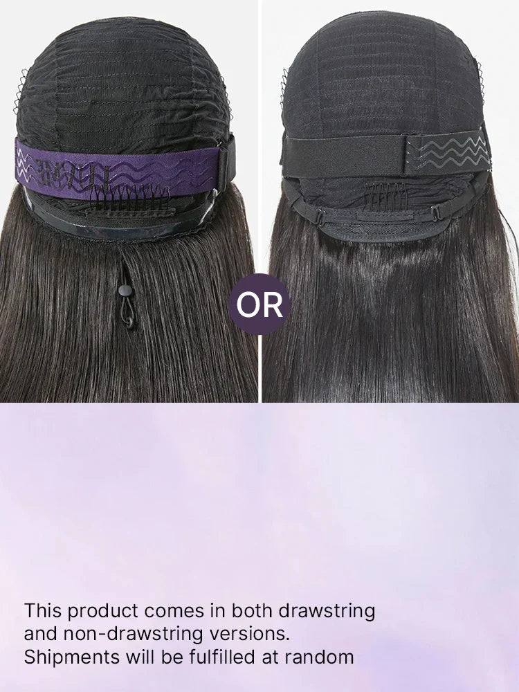 PreMax Wigs | Super Natural Hairline Silky Straight Glueless 13x4 Frontal Lace Wig Human Hair Pre-Cut Lace
