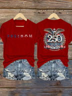 Women's  FREEDOM  Print T-Shirt