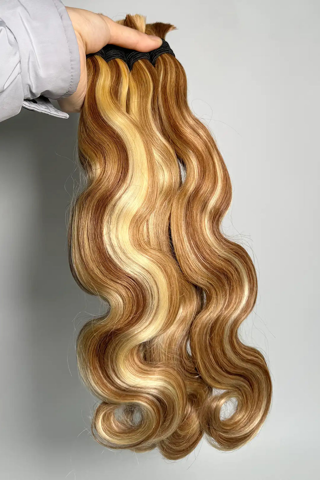 #27/30/613 Piano Color Body Wave Bulk Hair for Braiding BU53