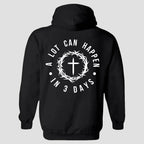A Lot Can Happen In 3 Days Printed Men's Hoodie