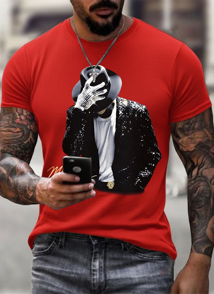Men's Fun Character Print T-Shirt