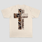 I Can Do All Things Through Christ Who Strengthens Me Printed Men's T-shirt