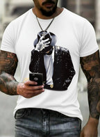 Men's Fun Character Print T-Shirt