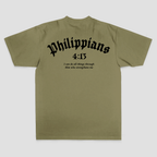 Philippians 4:13 I Can Do All Things Through Him Who Strengthens Me Printed Men's T-shirt