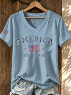 Women's Casual Print Short-Sleeve T-Shirt