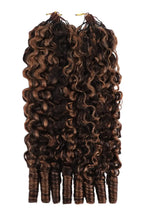 #4/30 Mixed Color Burmese Curly with Spiral Curls Crochet Miracle Knots Hair