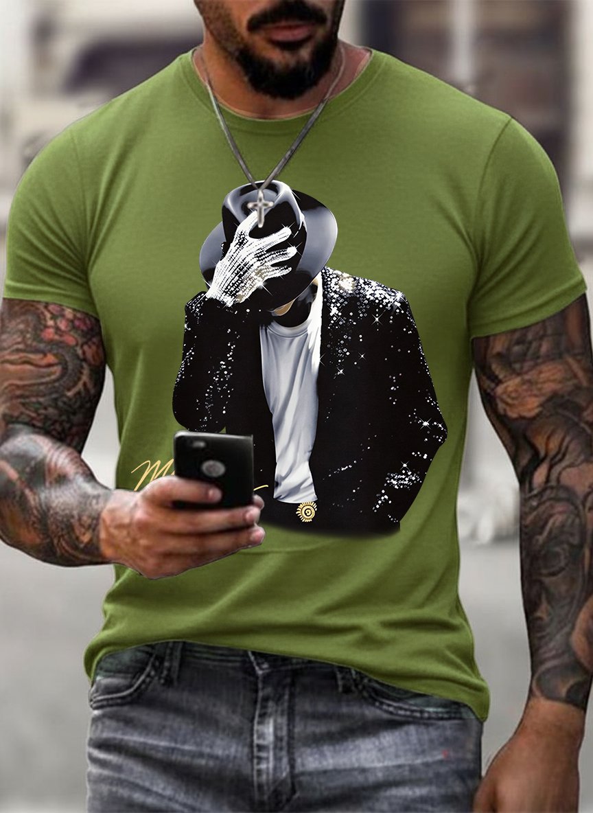 Men's Fun Character Print T-Shirt