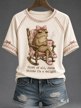 Women's Jesus Thinks I'm A Delight  T-Shirts