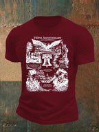 Men's  Retro USA 250th Anniversary Print T-Shirt