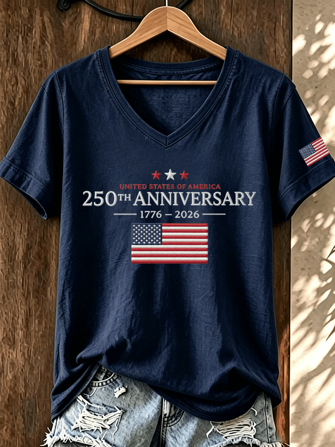 Women's Casual U.S. 250th Anniversary T-Shirt