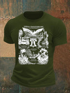 Men's  Retro USA 250th Anniversary Print T-Shirt