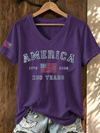 Women's Casual Print Short-Sleeve T-Shirt