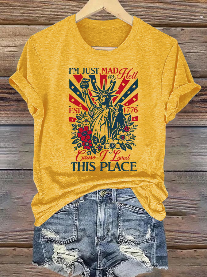 Women's  THIS PLACE Round Neck Printed T-Shirt